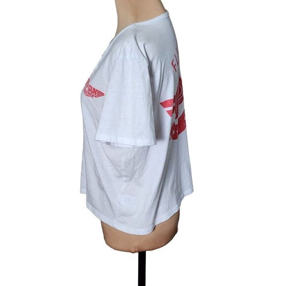 Fly Girl Top Gun Maverick T-Shirt White in XL - Picture 2 of 6